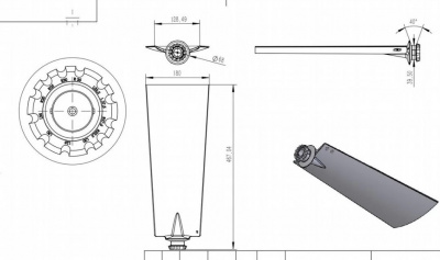 Лопасть крыльчатки Multi-Wing 6Z